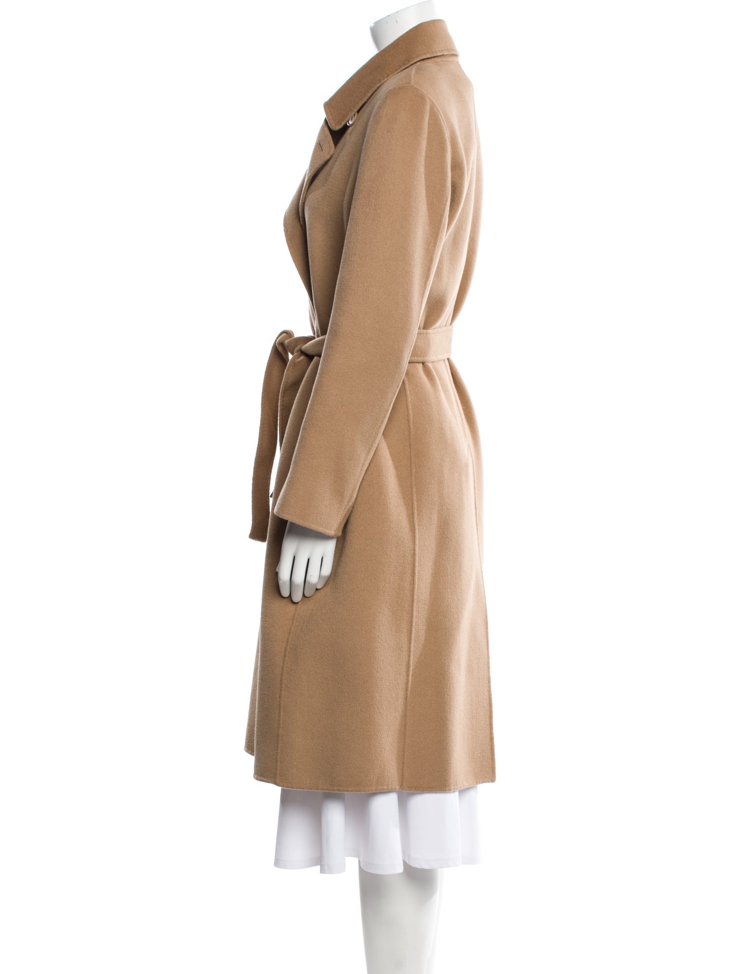 Max Mara Studio Angora Faux Fur Coat