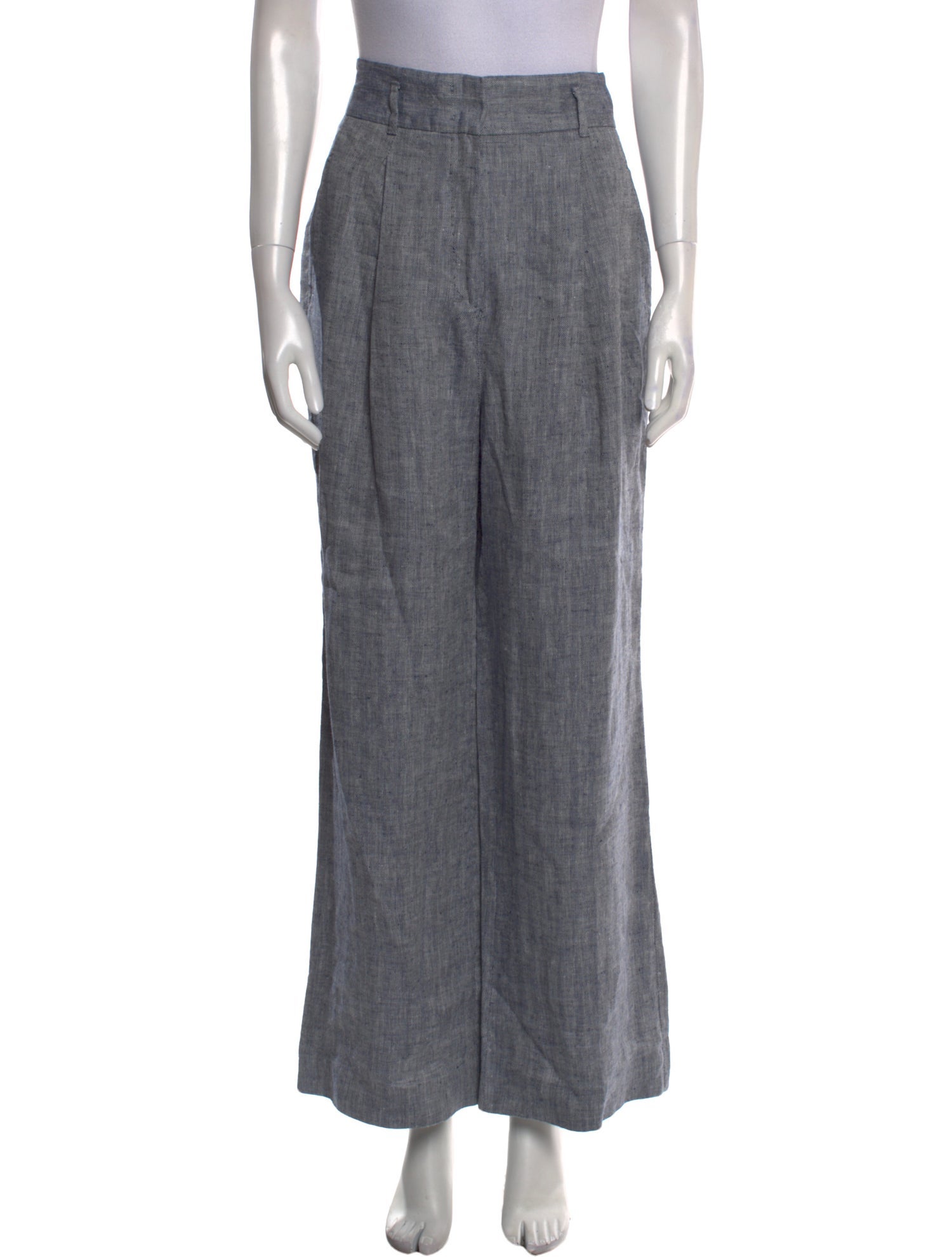 Max Mara Studio Linen Wide Leg Pants