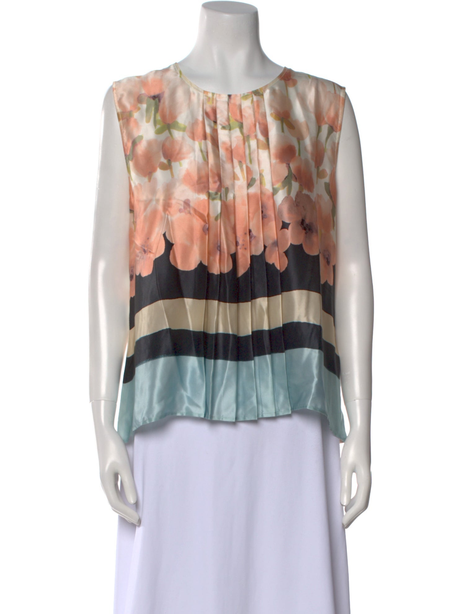 Max Mara Studio Silk Printed Blouse