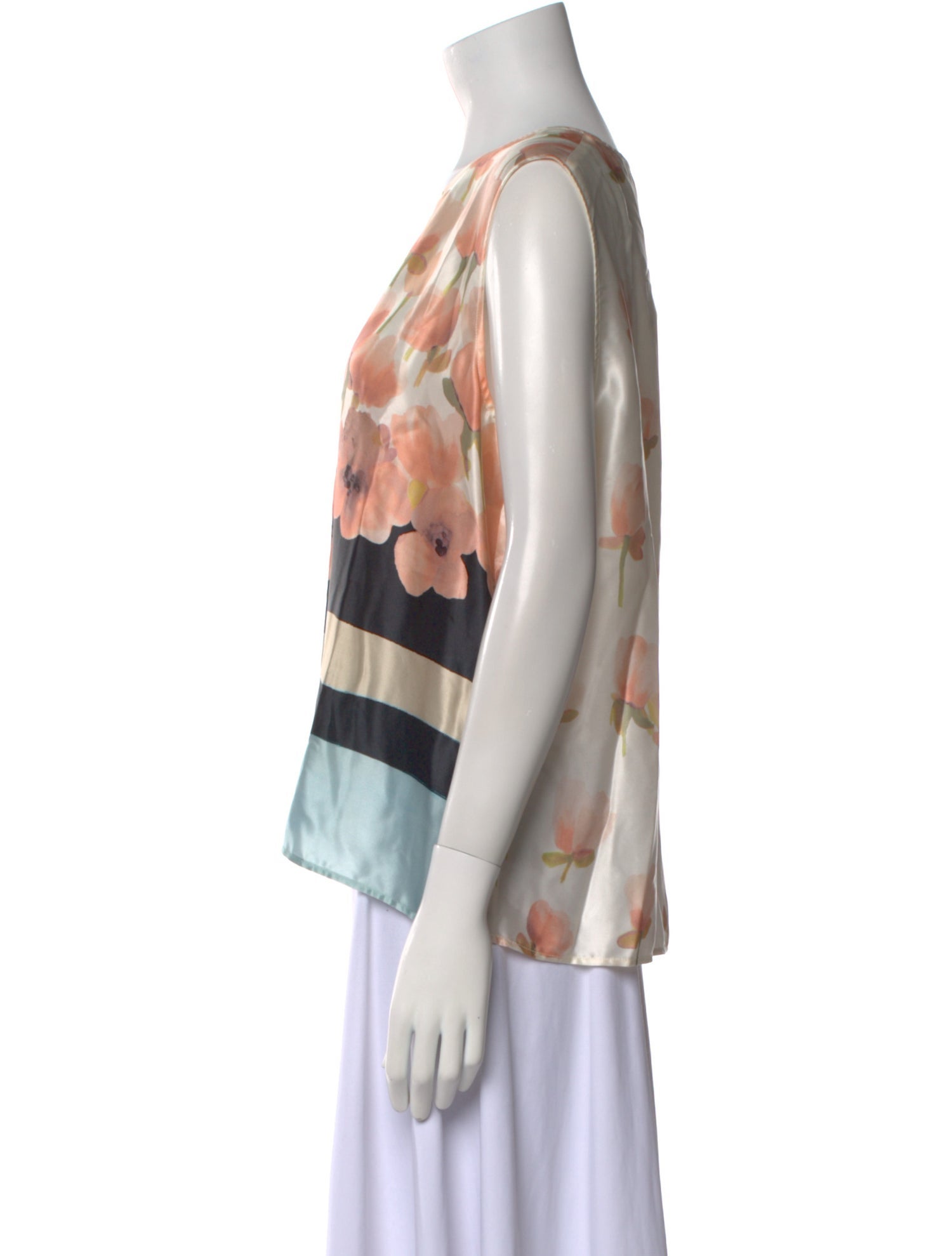 Max Mara Studio Silk Printed Blouse