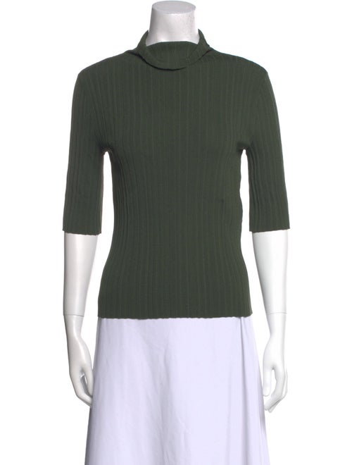 Max Mara Studio Turtleneck Three-Quarter Sleeve Top