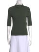 Max Mara Studio Turtleneck Three-Quarter Sleeve Top