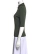 Max Mara Studio Turtleneck Three-Quarter Sleeve Top