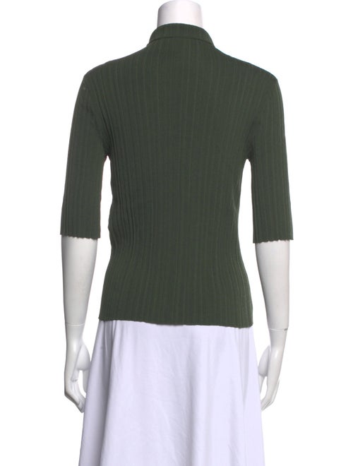 Max Mara Studio Turtleneck Three-Quarter Sleeve Top