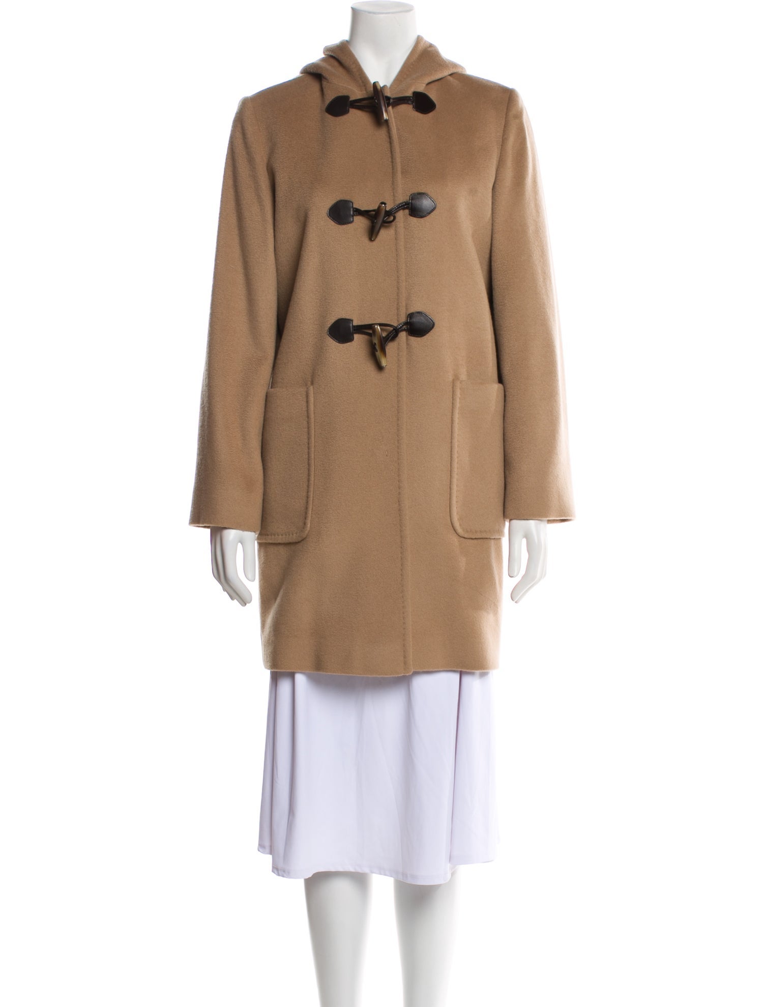 Max Mara Studio Virgin Wool Peacoat