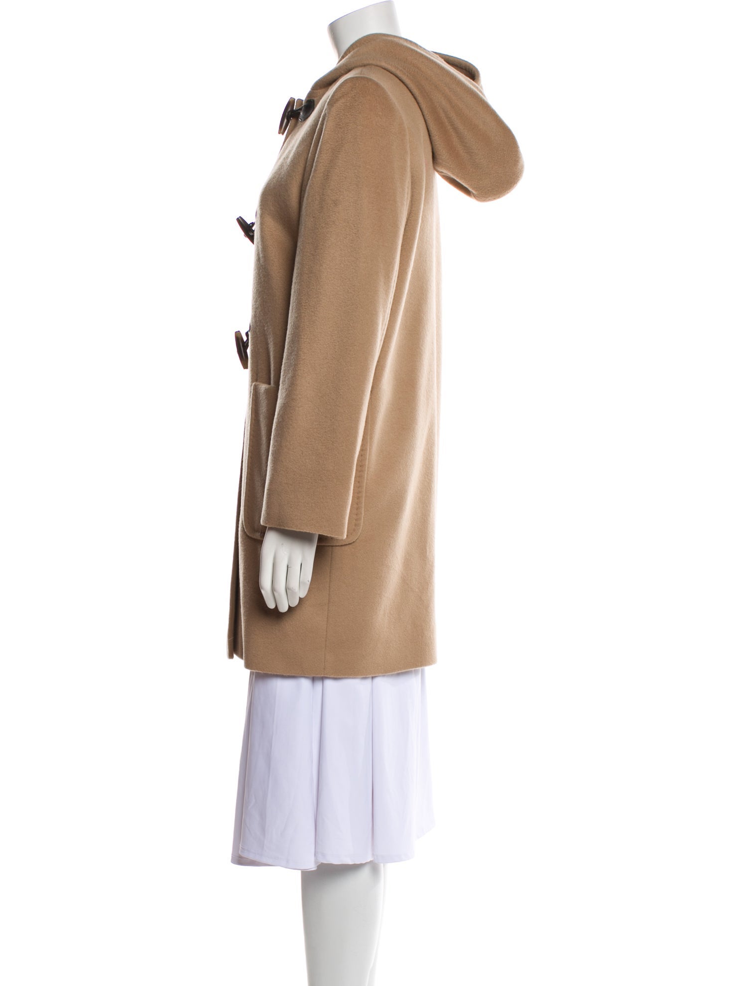 Max Mara Studio Virgin Wool Peacoat