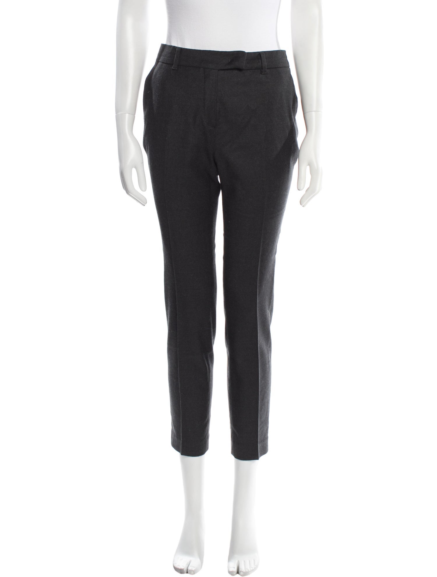 Max Mara Studio Virgin Wool Skinny Leg Pants