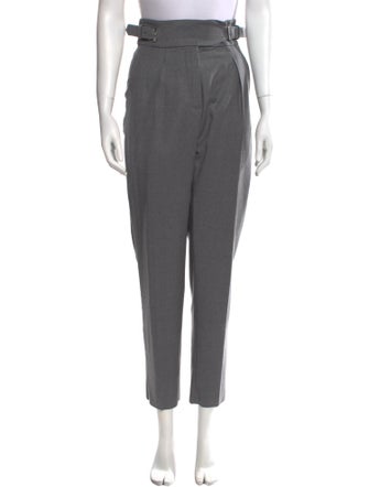 Max Mara Studio Virgin Wool Straight Leg Pants