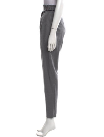 Max Mara Studio Virgin Wool Straight Leg Pants