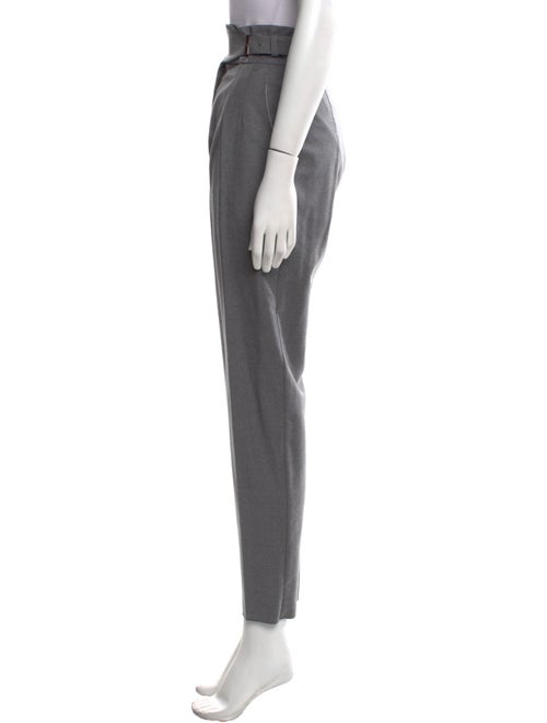 Max Mara Studio Virgin Wool Straight Leg Pants