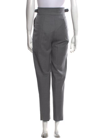 Max Mara Studio Virgin Wool Straight Leg Pants