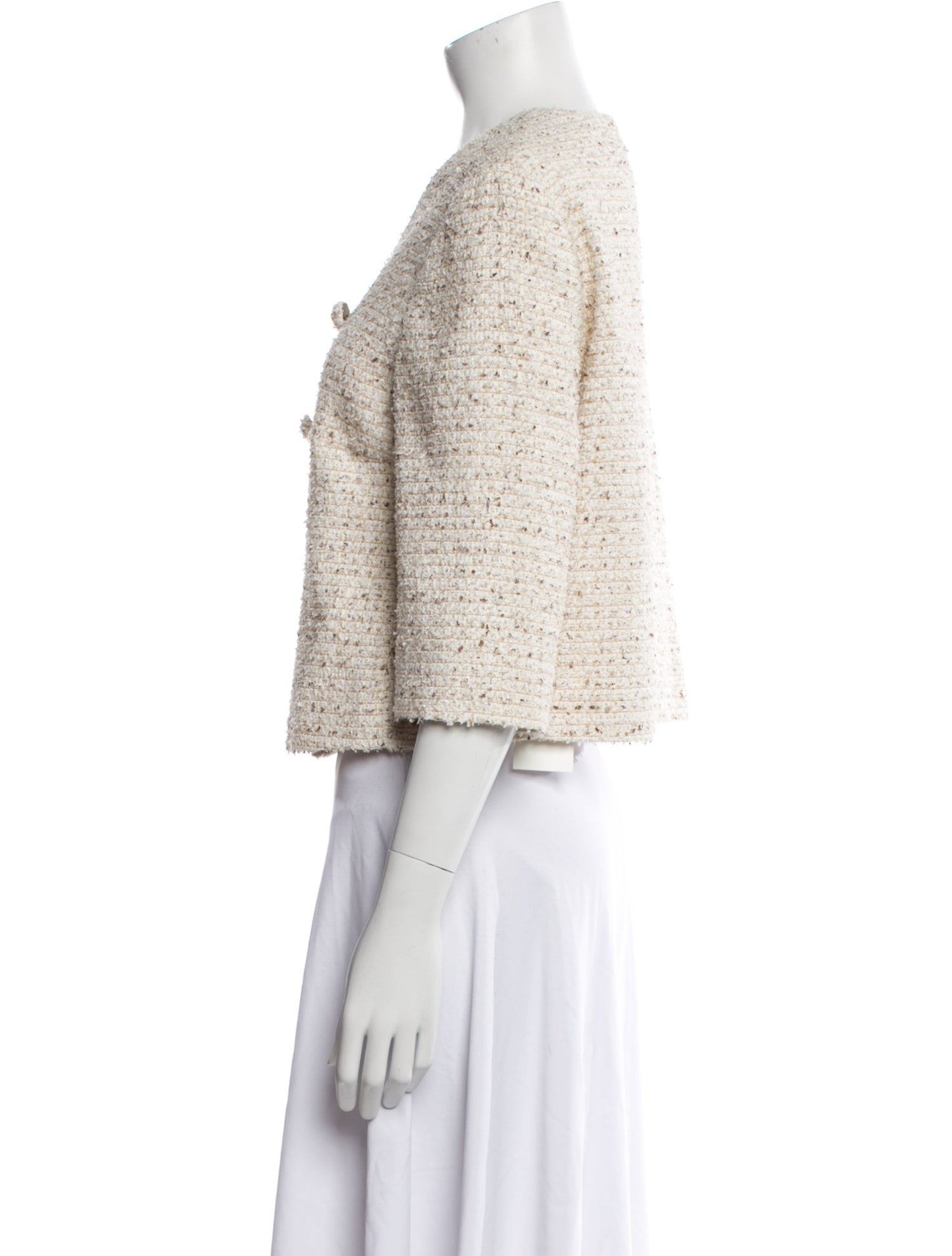 Max Mara Studio Tweed Pattern Evening Jacket