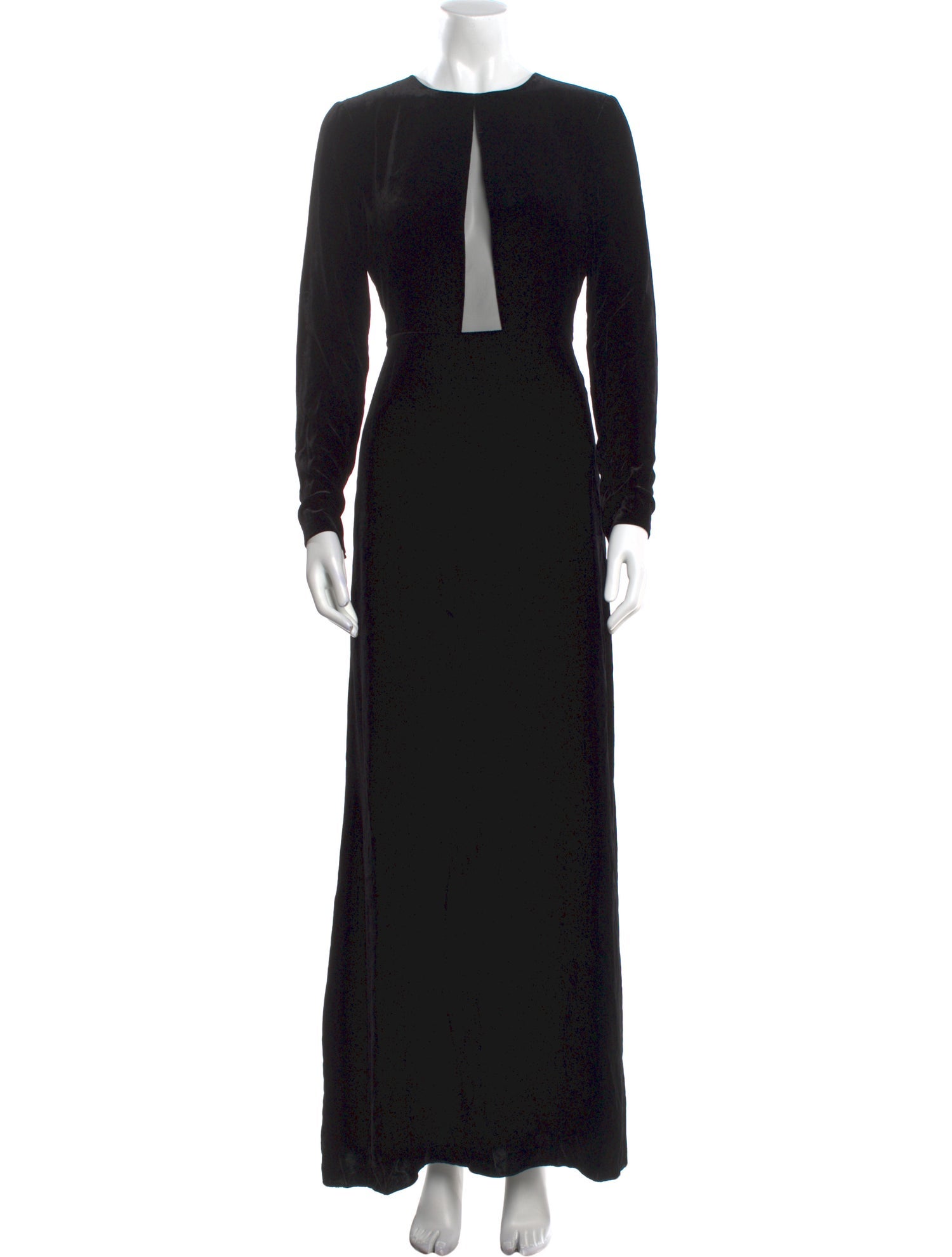 Max Mara Studio V-Neck Long Dress