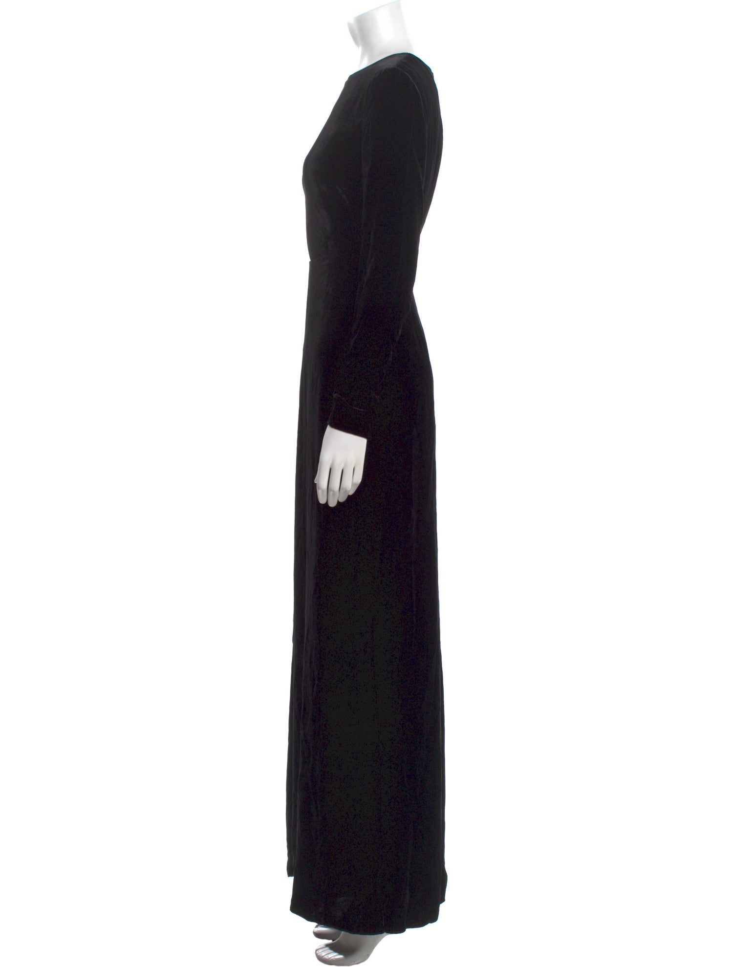Max Mara Studio V-Neck Long Dress