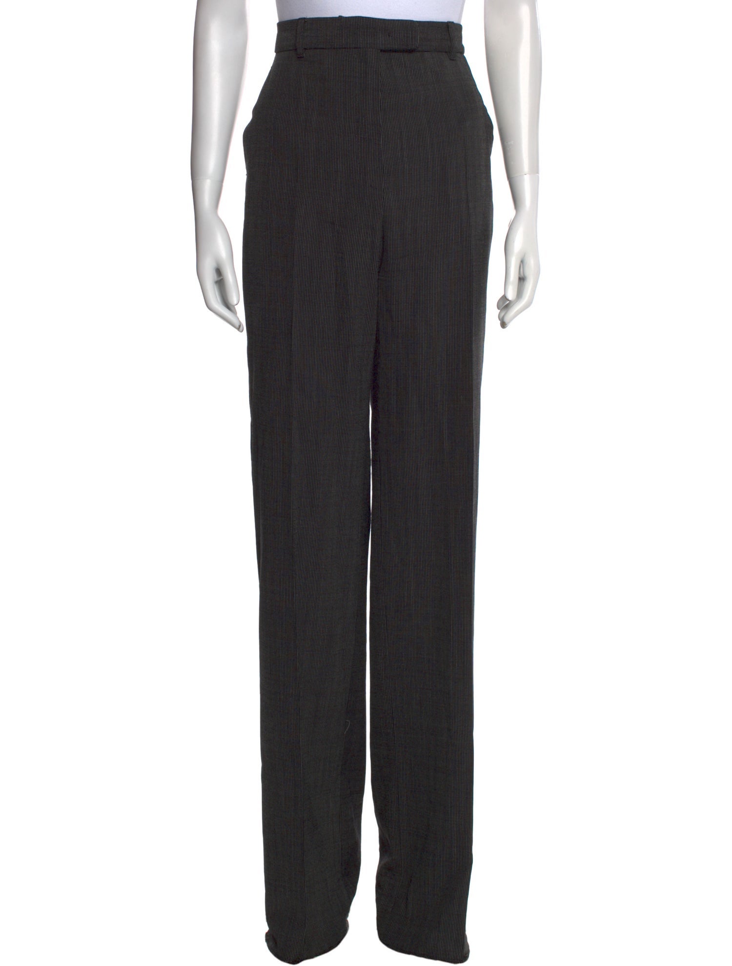 Max Mara Studio Virgin Wool Wide Leg Pants