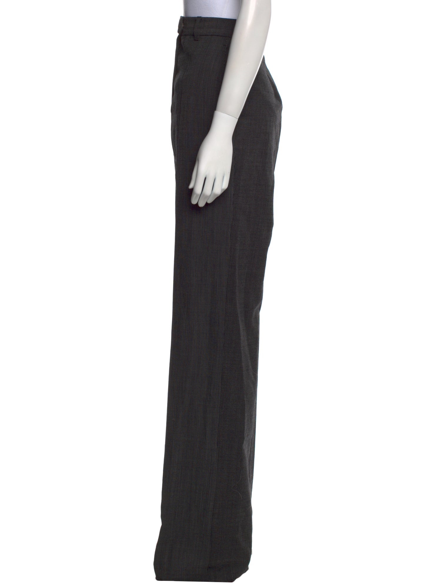 Max Mara Studio Virgin Wool Wide Leg Pants