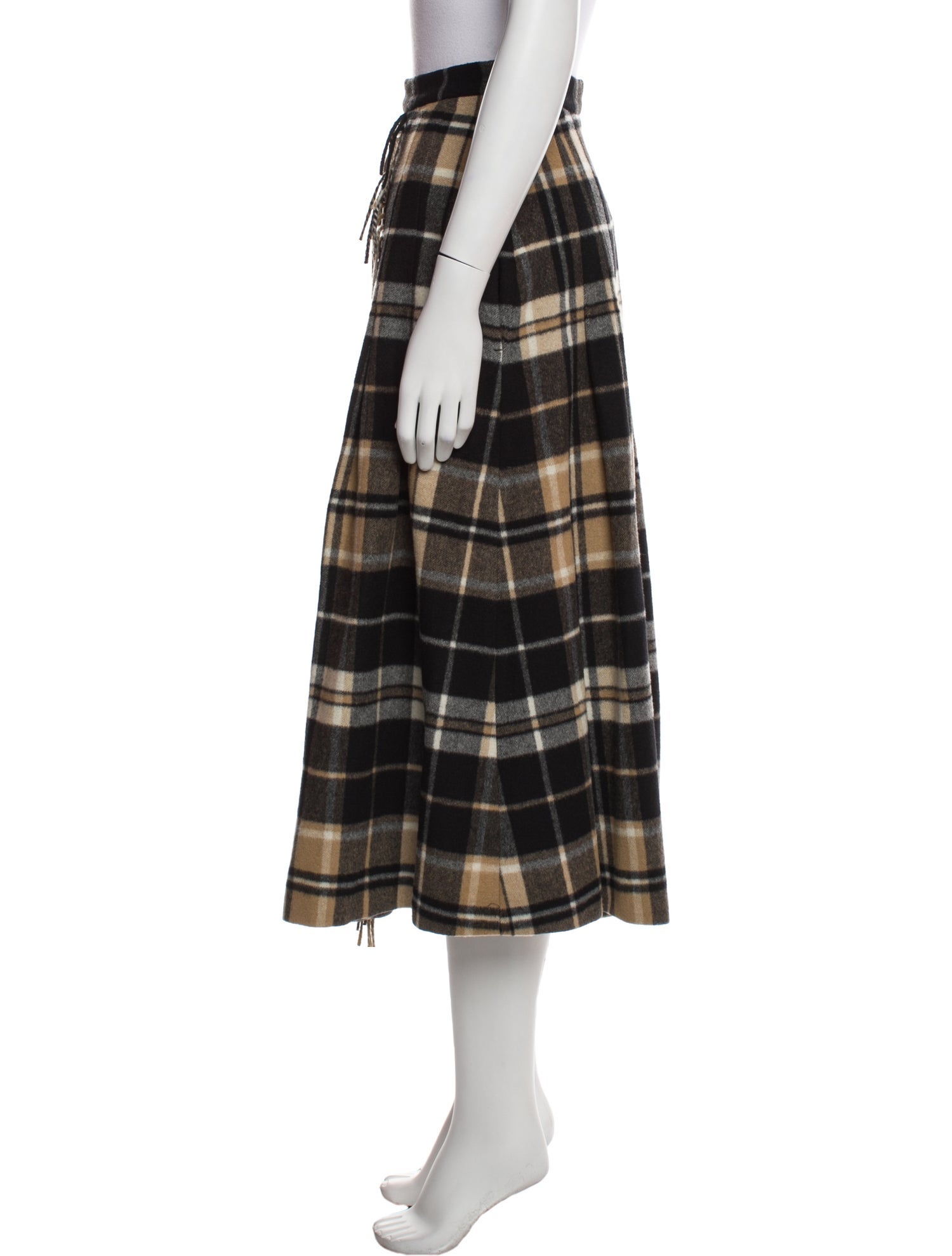 Max Mara Studio Virgin Wool Midi Length Skirt w/ Tags