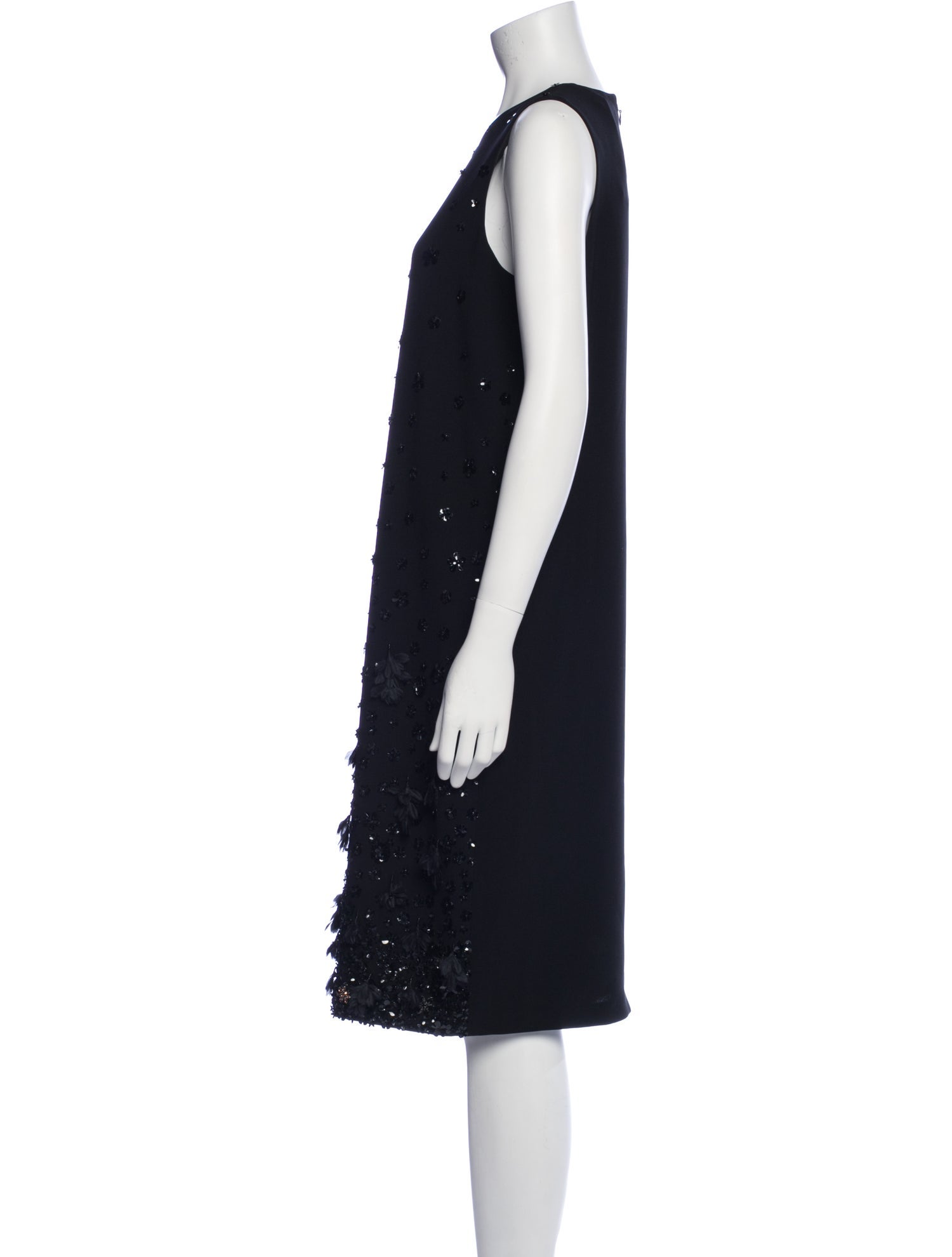 Max Mara Studio Crew Neck Knee-Length Dress w/ Tags