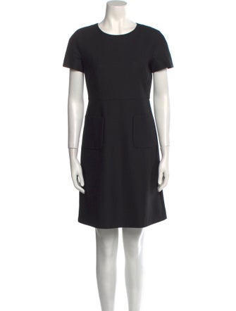 Max Mara Studio Virgin Wool Mini Dress