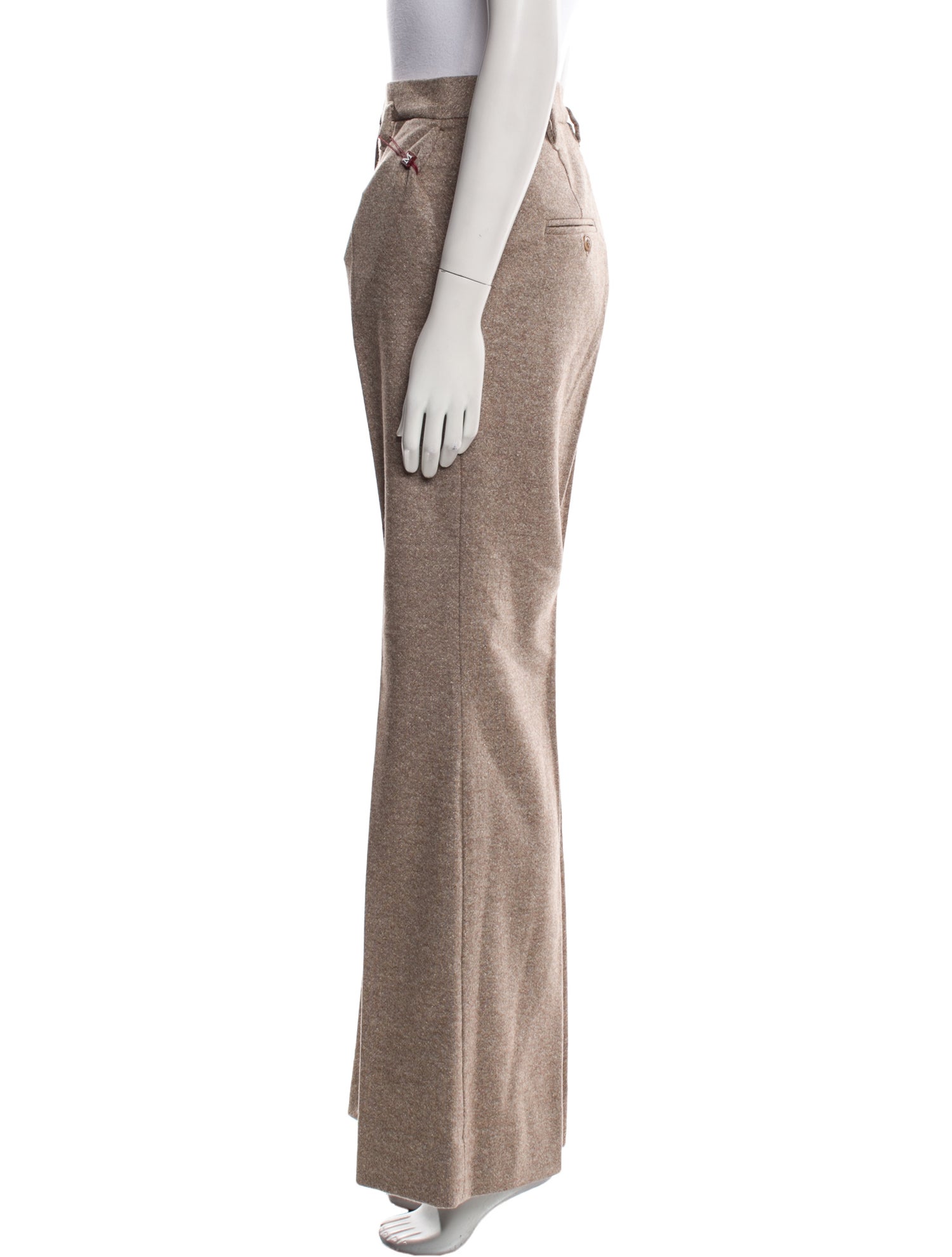 Max Mara Studio Virgin Wool Wide Leg Pants w/ Tags