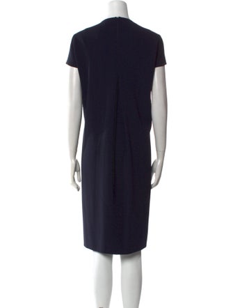 Max Mara Studio V-Neck Knee-Length Dress