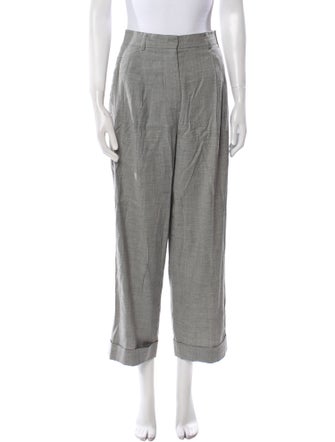Max Mara Studio Virgin Wool Wide Leg Pants