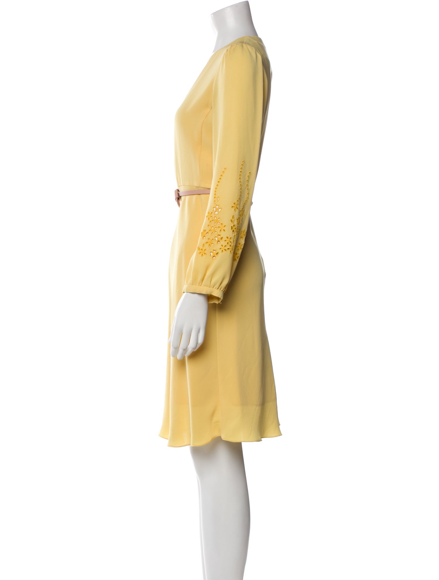 Max Mara Studio V-Neck Knee-Length Dress