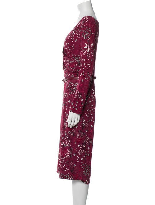 Max Mara Studio Printed Midi Length Dress