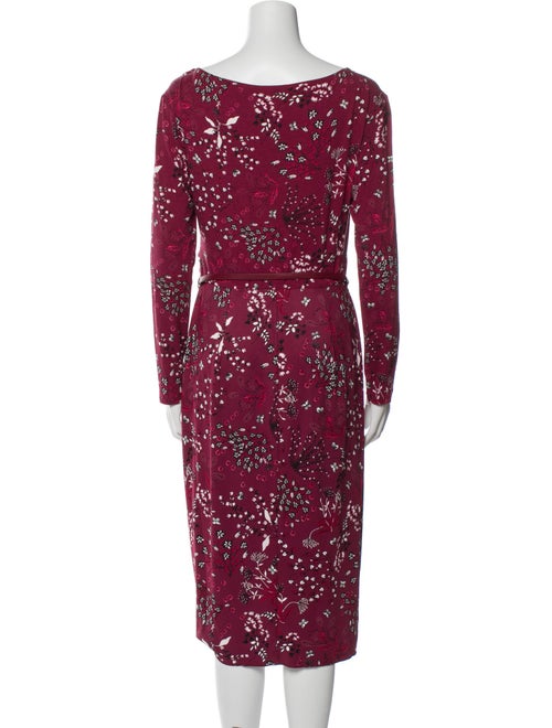 Max Mara Studio Printed Midi Length Dress