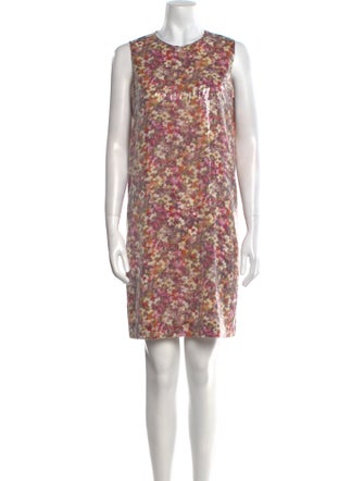 Max Mara Studio Floral Print Mini Dress