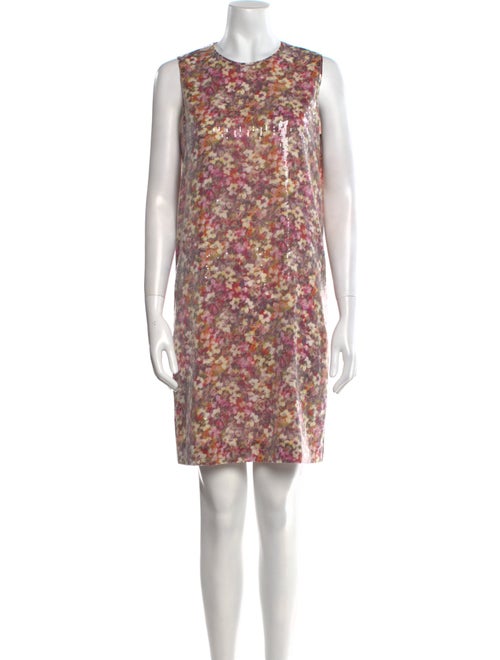 Max Mara Studio Floral Print Mini Dress