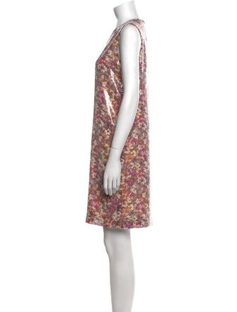 Max Mara Studio Floral Print Mini Dress