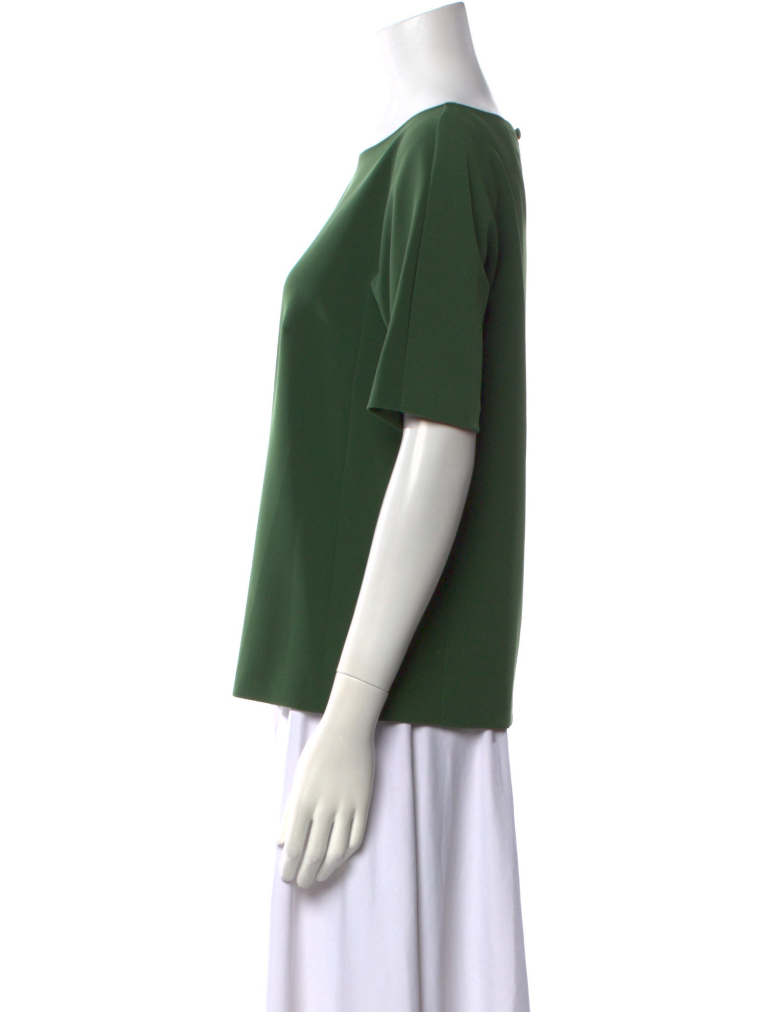 Max Mara Studio Bateau Neckline Short Sleeve T-Shirt