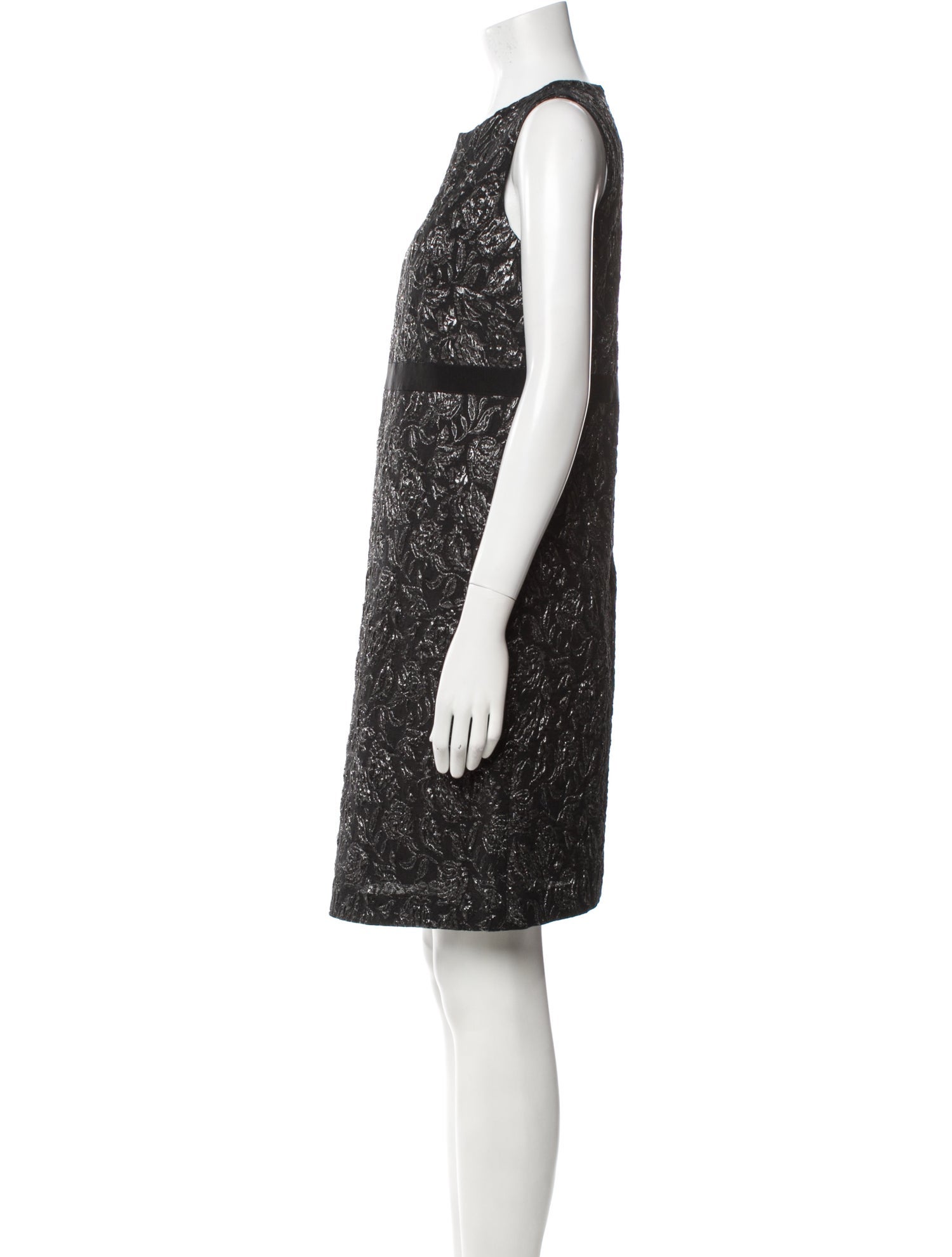 Max Mara Studio Crew Neck Knee-Length Dress