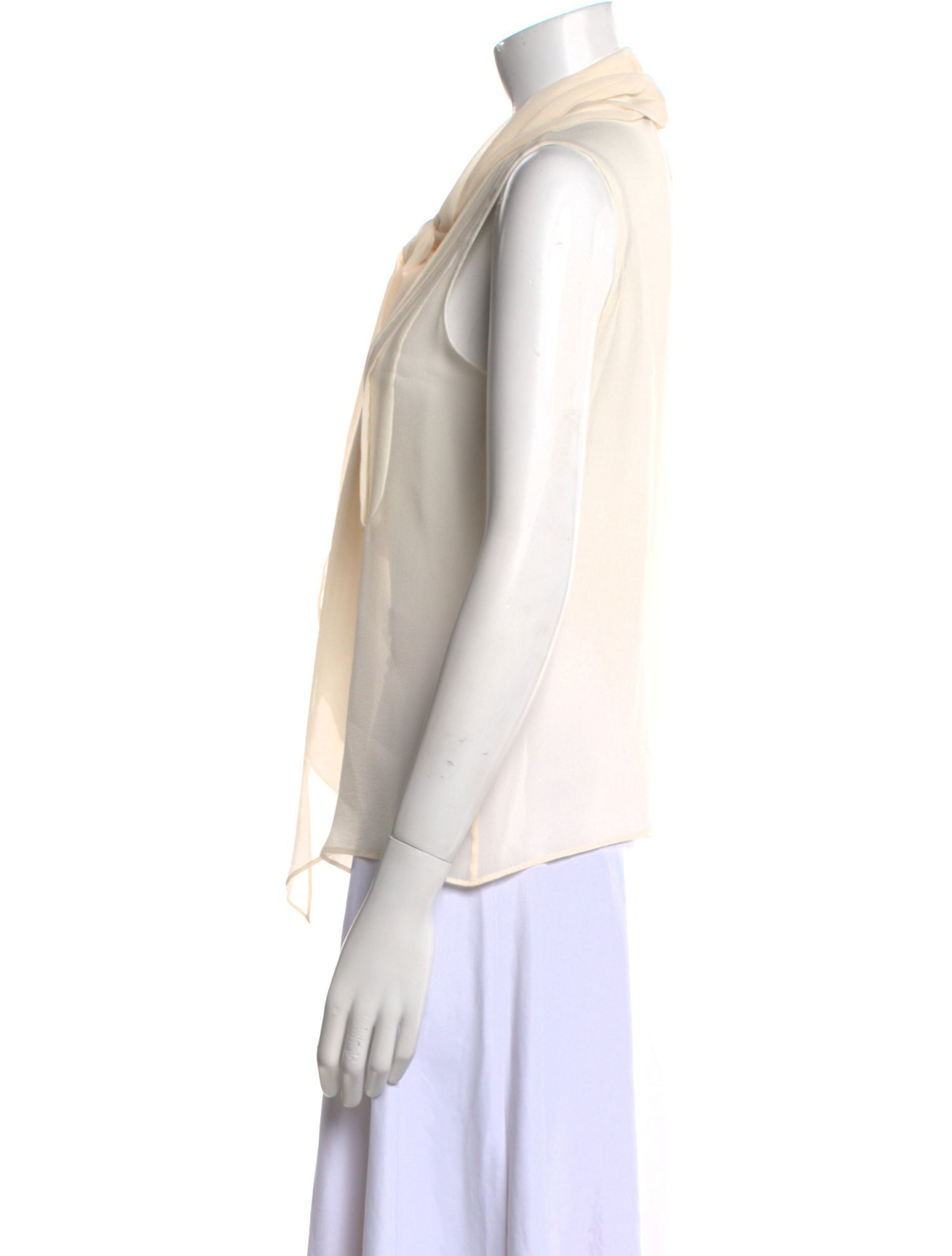 Max Mara Studio Silk V-Neck Blouse