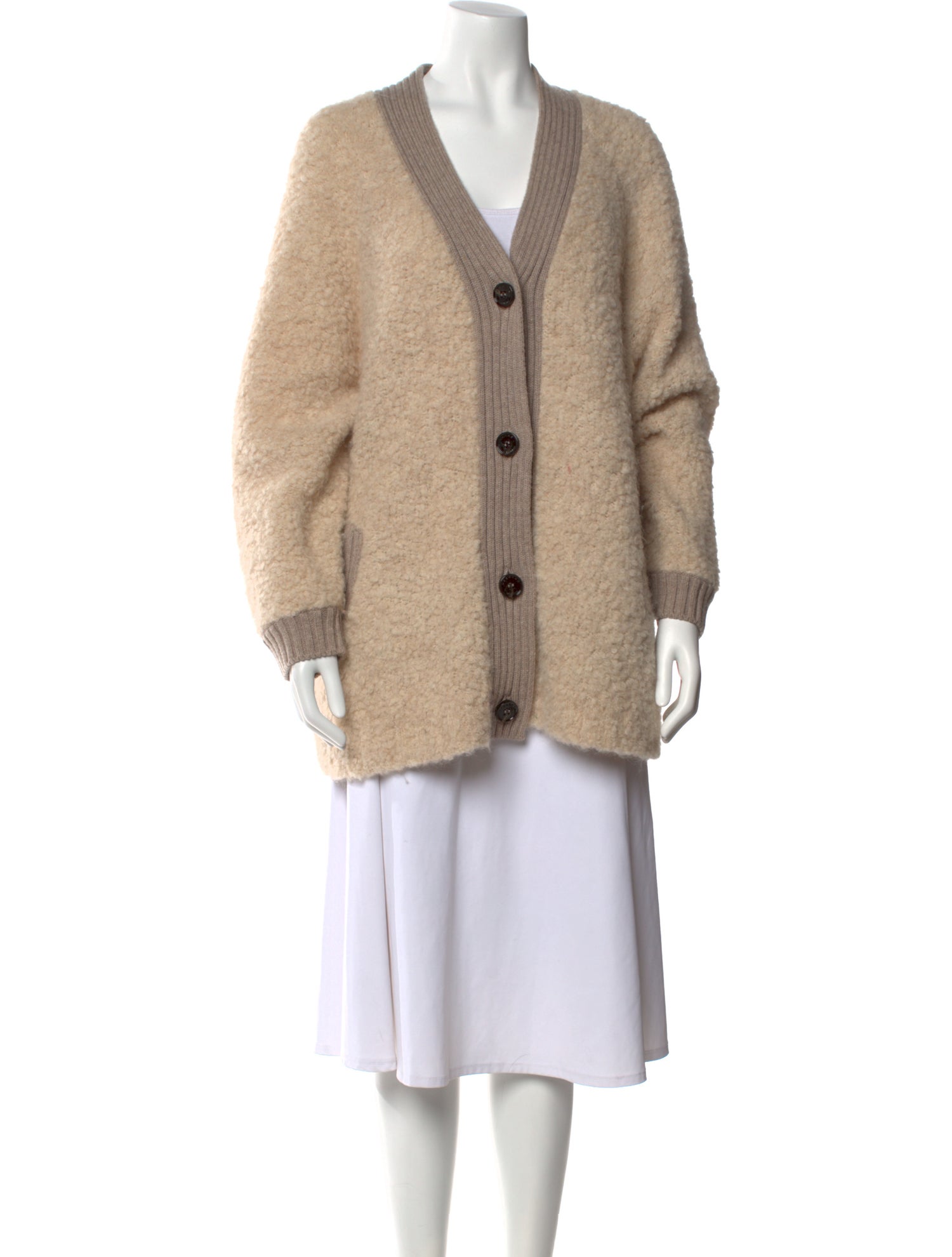 Max Mara Weekend Wool V-Neck Sweater