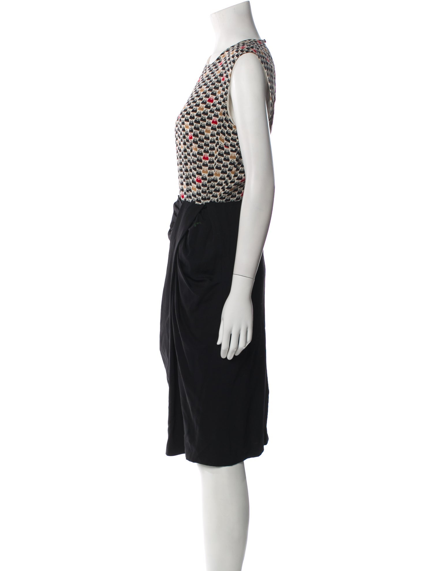 Max Mara Studio Silk Knee-Length Dress