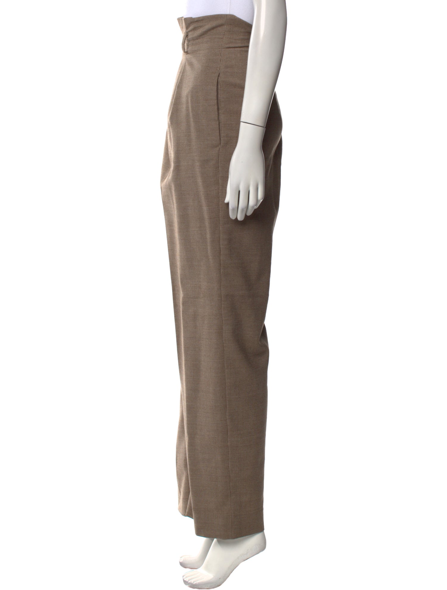 Max Mara Studio Virgin Wool Wide Leg Pants
