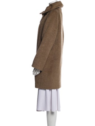 Max Mara Studio Alpaca Faux Fur Coat