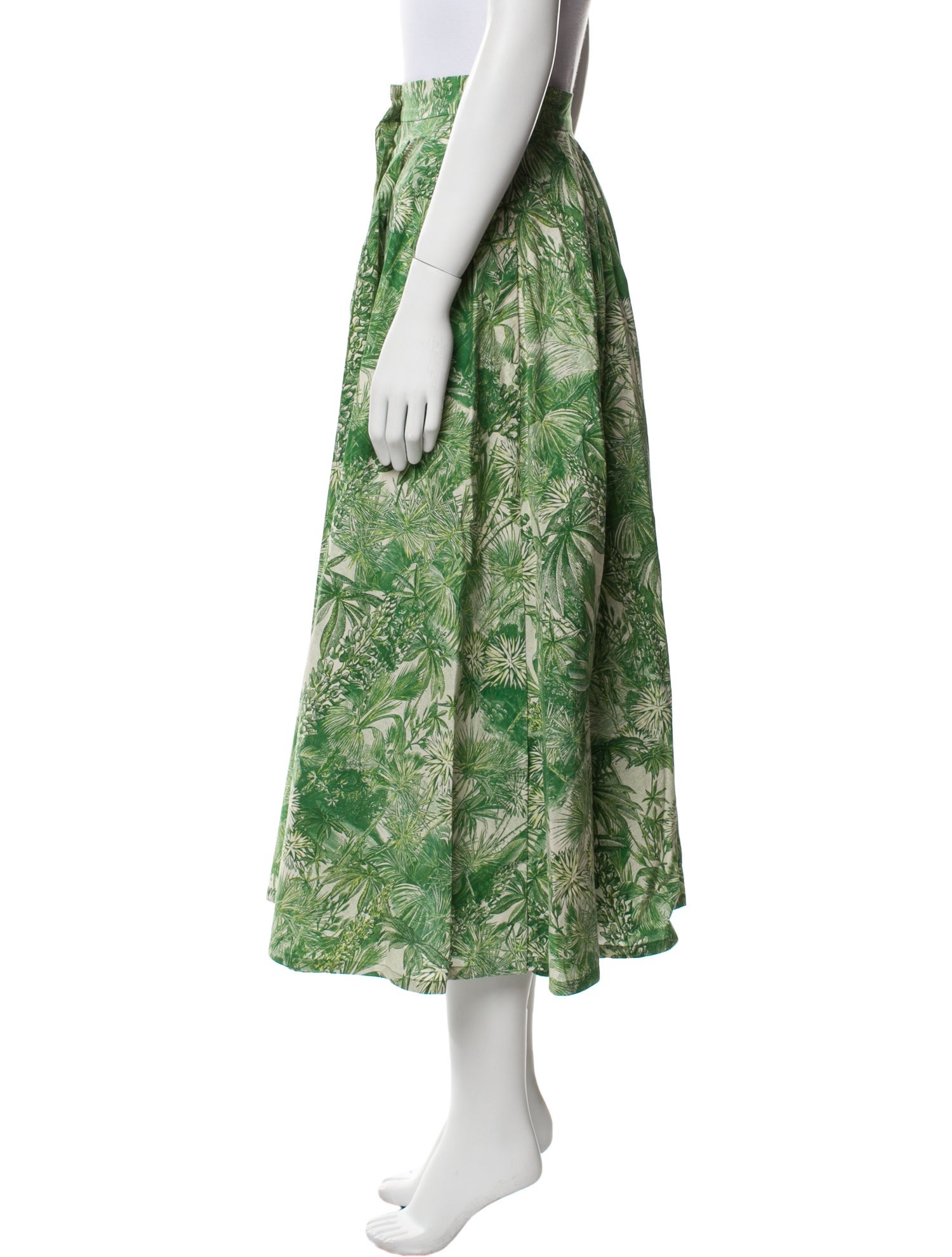 Max Mara Studio Printed Midi Length Skirt