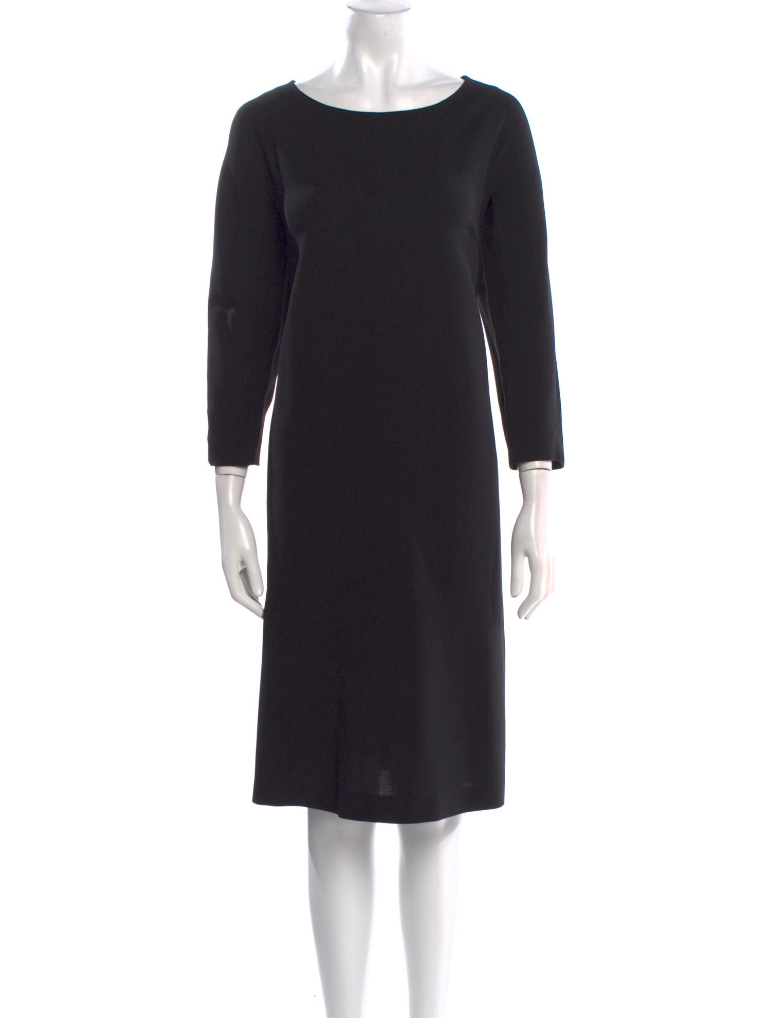 Max Mara Studio Virgin Wool Midi Length Dress