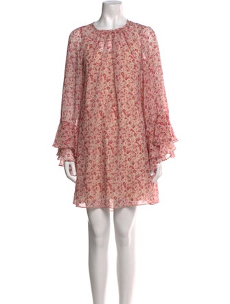 Max Mara Studio Floral Print Mini Dress