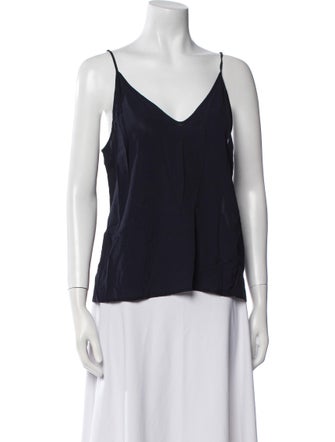 Max Mara Studio Silk Long Sleeve Button-Up Top