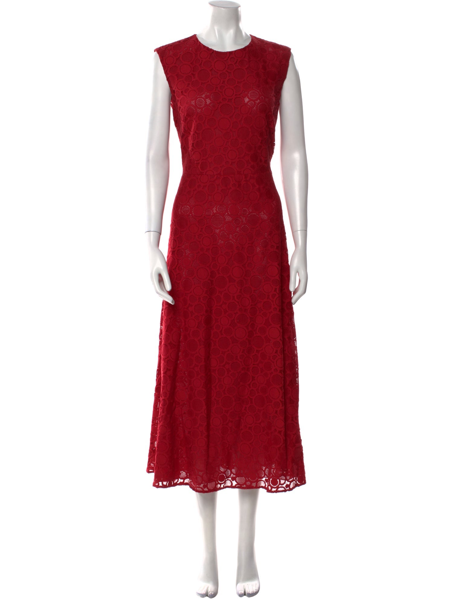 Max Mara Studio Crew Neck Long Dress