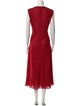 Max Mara Studio Crew Neck Long Dress