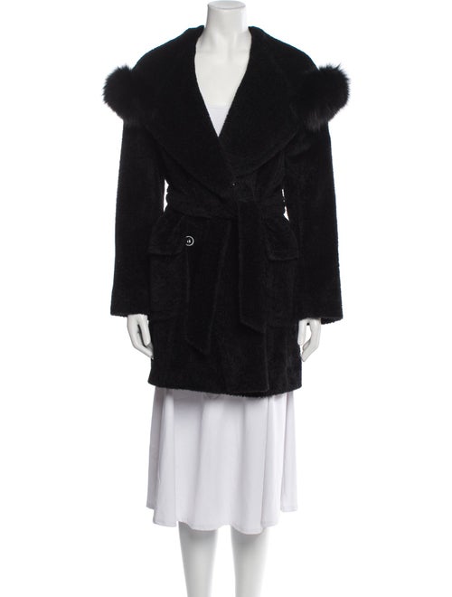 Max Mara Studio Alpaca Faux Fur Coat