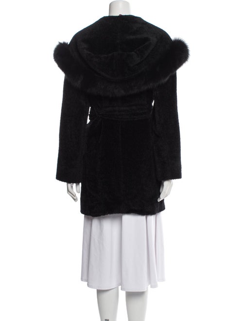 Max Mara Studio Alpaca Faux Fur Coat