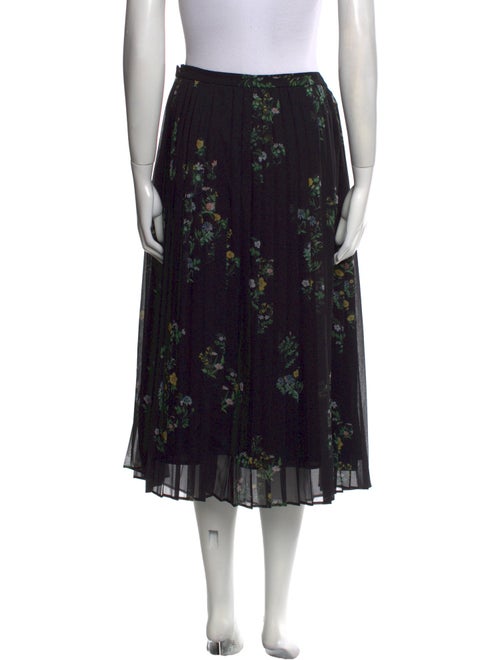 Max Mara Studio Floral Print Midi Length Skirt