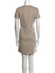Max Mara Studio Virgin Wool Mini Dress