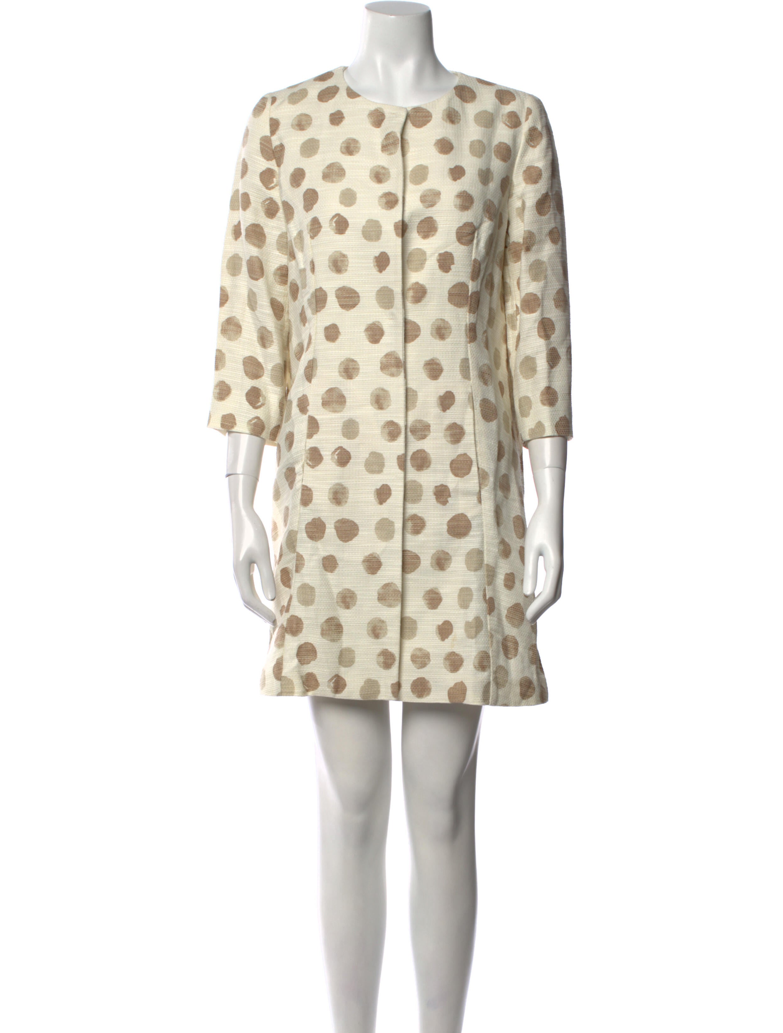 Max Mara Studio Polka Dot Print Mini Dress